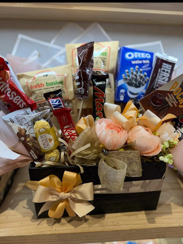 Floral & Chocolate Bliss Celebration Box