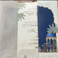 BLUE AND WHITE LUXURY INVITATION CARD