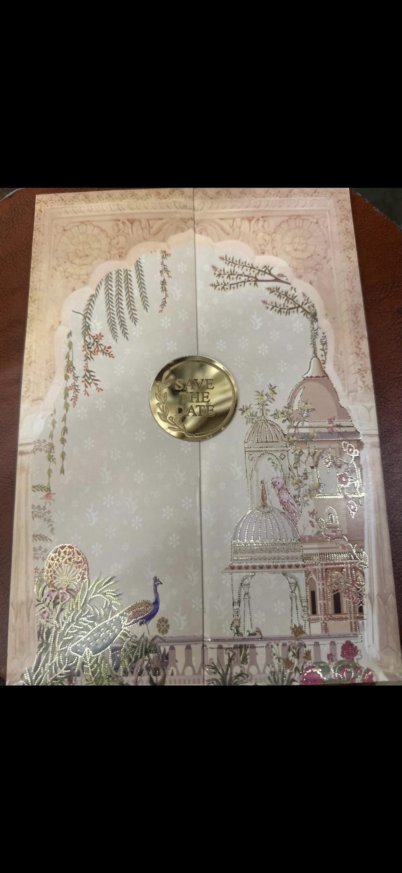 GOLDEN LUXURY INVITATION CARD