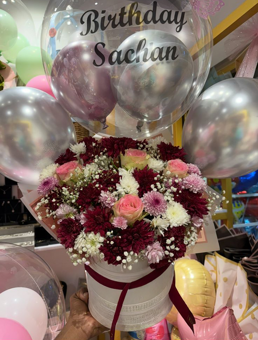 Happy Birthday Balloon Gift Box