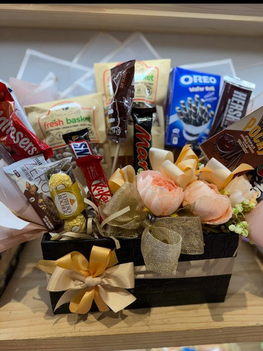 Floral & Chocolate Bliss Celebration Box