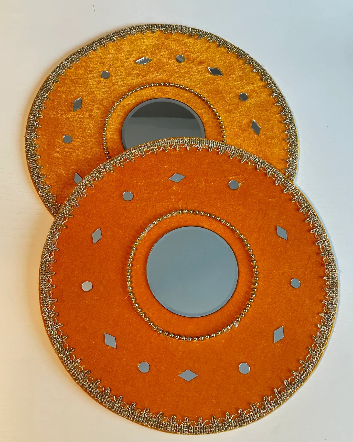 Henna Mirror Thaal/ Diwali/Mehndi Wedding Decor