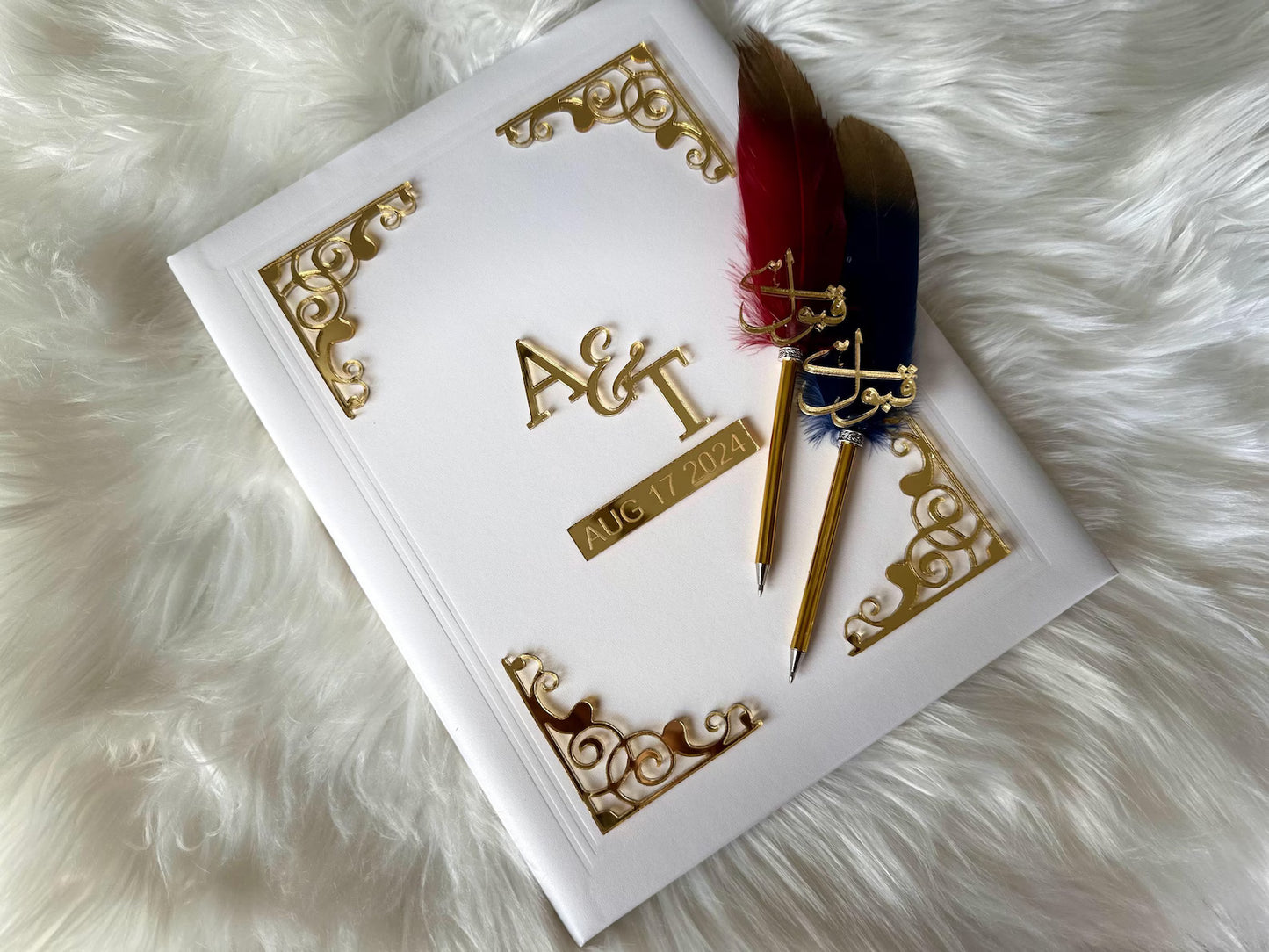 Personalized luxury Nikkah Certificate