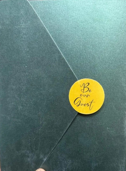 Trifold Royal Wedding Invite