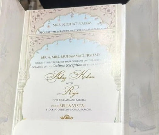 Trifold Royal Wedding Invite